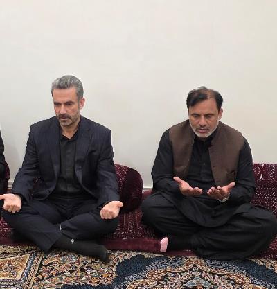 دیدار سرکنسول جمهوری اسلامی ایران با میاں رؤف عطا و ابراز تسلیت