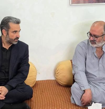 تسلیت سرکنسول به نوابزاده گوهرام بوگتی